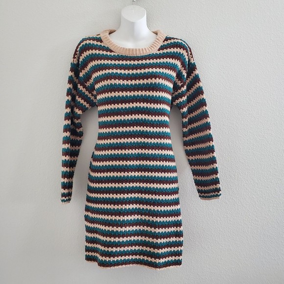 EARTHBOUND Dresses Earthbound Chenille Knit Sweater Dress Small